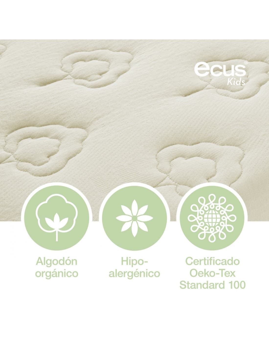 Comprar colchón cuna ORGANIC de ECUS KIDS