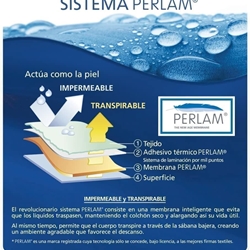 Sábana bajera impermeable cuna Nature - Imagen 2