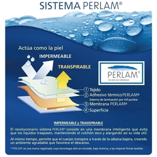 Sábana bajera impermeable cuna Nature - Imagen 2